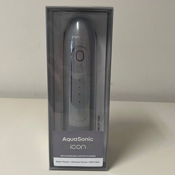 AquaSonic Icon Water Flosser - Grey - Picture 1 of 4